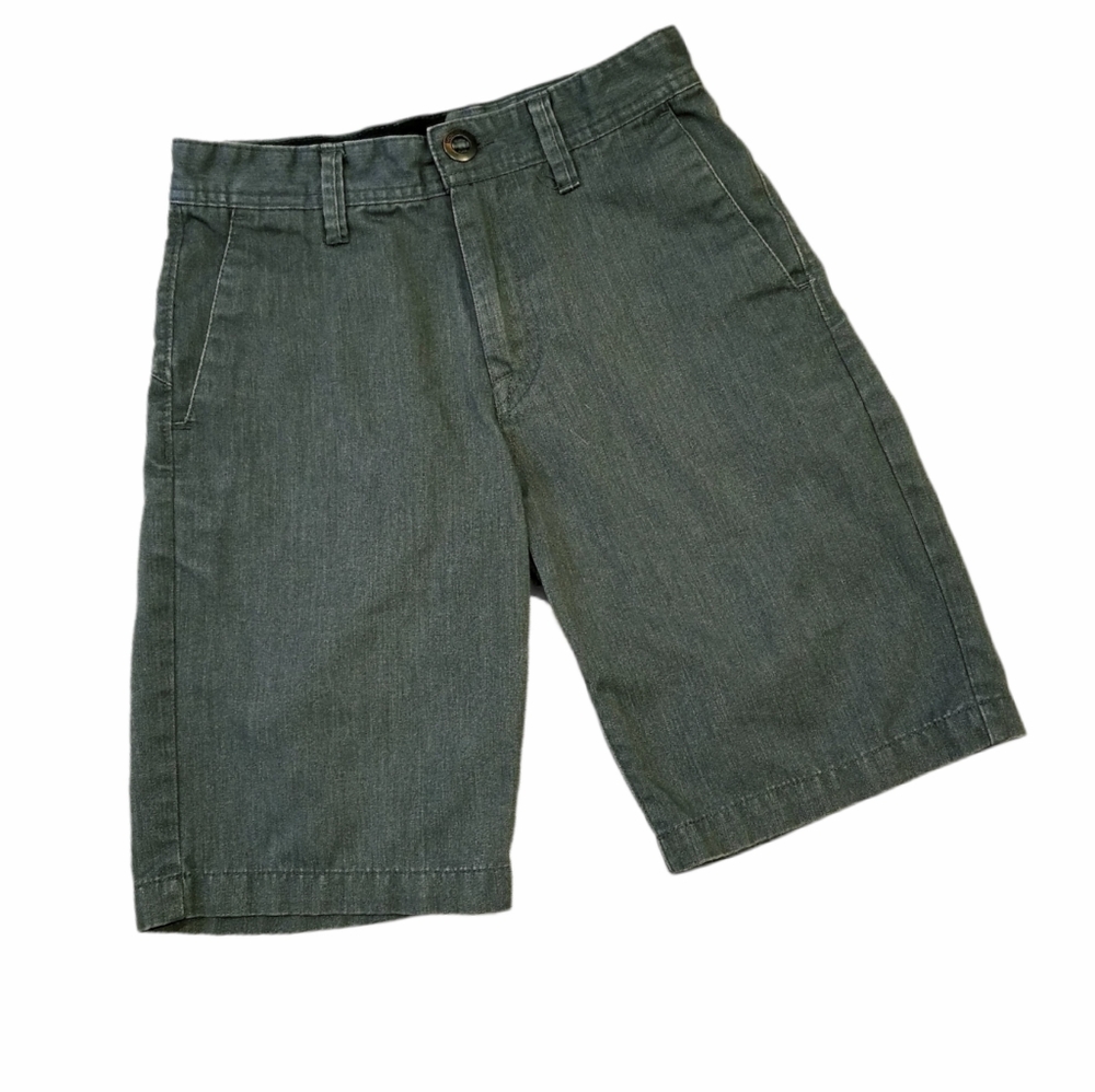 Volcom True To This Gray Chino Casual Fit Short 25 10Y